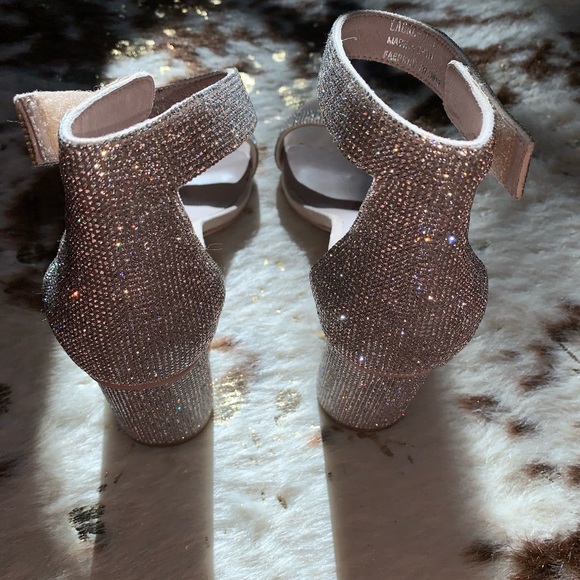 Jeffrey Campbell Laura Nude Suede Champagne Heels - Picture 4 of 12